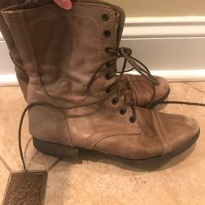 Steve Madden combat boots